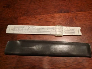 Pickett Microline 120 Slide Rule With Case & Inst. Book, Vintage - Picture 1 of 3