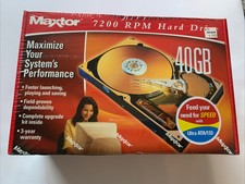 Maxtor 7200 RPM 40GB 3.5” Internal Hard Drive . Old Stock Factory Sealed