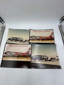 Lot 4 Overseas National Airways Pictures 1976 Happy Birthday America 8x10 - Picture 1 of 4
