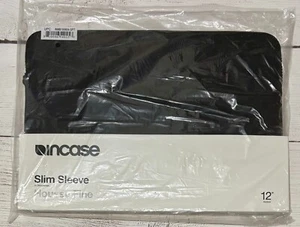 Incase Slim Sleeve Padded Slip Pouch Case for MacBook 12" Heather Black Graphite - Picture 1 of 7