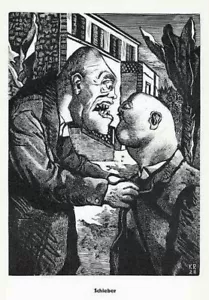 SCHIEBER - 1928 - Karl RÖSSING - Holzschnitt Monogrammiert - Bild 1 von 1