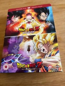Dragonball Z Dvd Double Pack 2 Movie Pack Resurrection F Battle of the Gods Uk - Foto 1 di 8