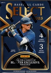 2023 Panini Select Baseball Trading Cards Blaster Box Exclusive Flash Prizms