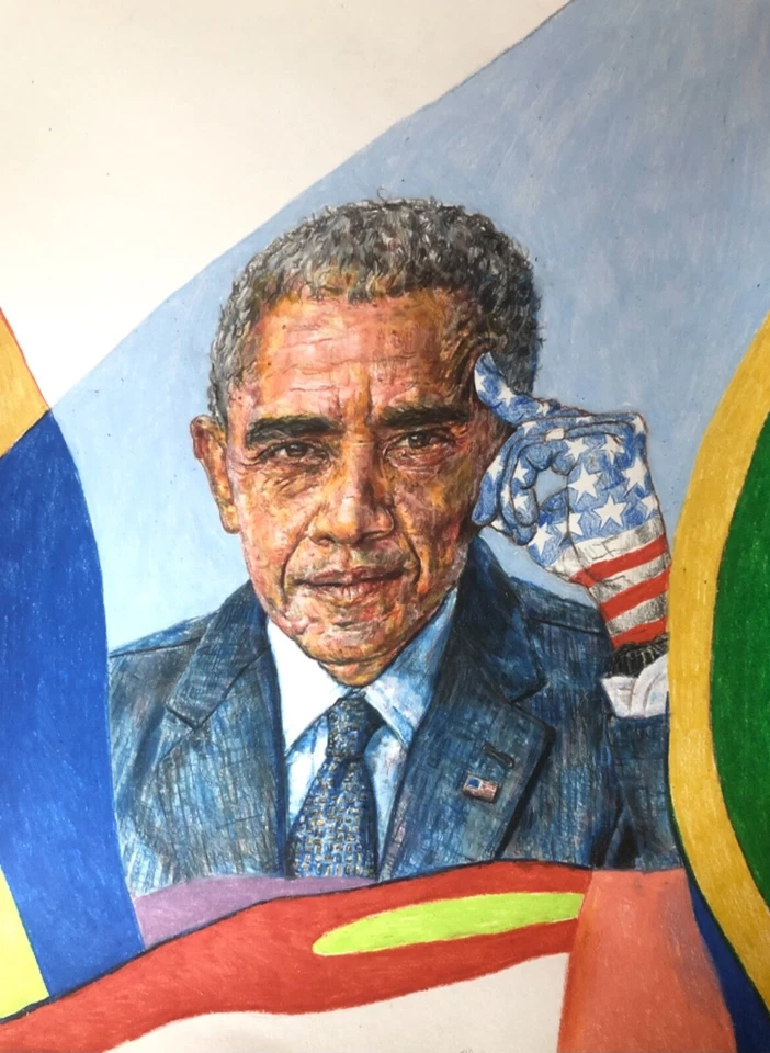 Dibujo a lápiz Barack Obama  Foto 1 de 1