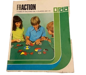 #4115 Vintage Fraction learning game for ages 5-10 - Picture 1 of 9