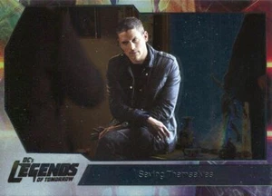 DC Legends Of Tomorrow Foil Base Card #25 Saving Themselves - Picture 1 of 1