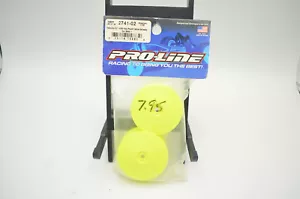 Pro-line Velocity 2.2" 4WD Hex Front Yellow Wheels (2) for B44.1 PL2741-02 NEW - Picture 1 of 2