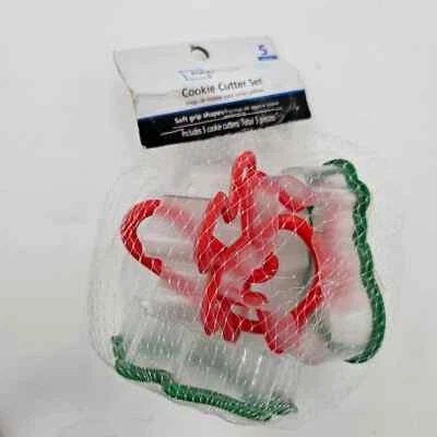 Mainstays Soft Grip Christmas Cookie Cutters Set Of 5 - Image 1 of 4
