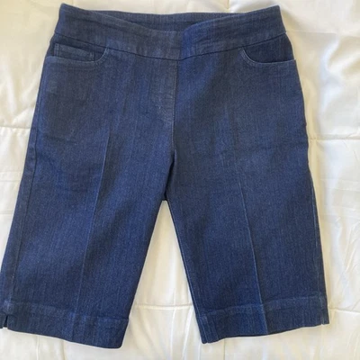 Pantalones Cortos de Jean Coldwater Creek Calce Natural Cintura Alta para Mujer Talla 10 Foto 1 de 4