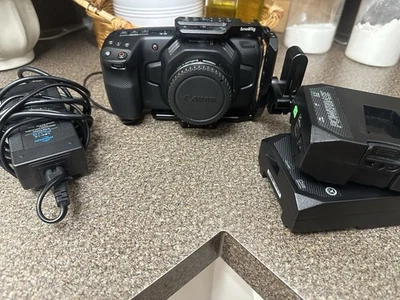 Black Magic Pocket 4k Camera w/ Metabones SpeedBooster, 2 Battery Packs, & More - Image 1 of 4