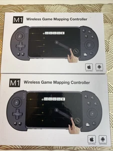 M1 Gaming Mapping Wireless Game Controller iPhone and Android Compatible Black - Picture 1 of 3