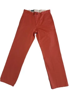 Castaway Nantucket Island Pants 34x32 Harbor Chino Stretch Coral Twill - Picture 1 of 10