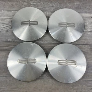 1995-2002 OEM Lincoln Continental Center Cap #F60C-1A096-AA Town Car Set of 4 - Picture 1 of 11