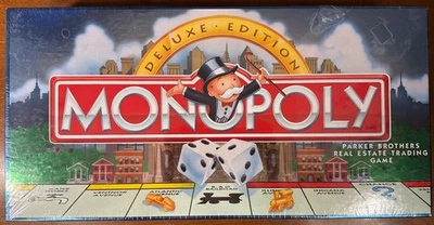 Monopoly Deluxe Edition Vintage 1995 Parker Brothers board game NIB Sealed - Image 1 of 4