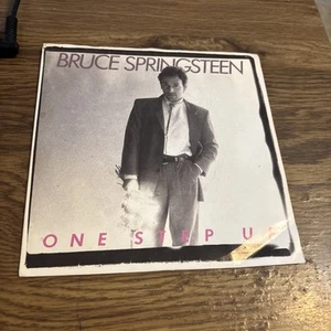 Bruce Springsteen One Step Up/ Roulette 7" Columbia Pic Sleeve - Imagen 1 de 4