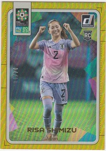 2023 Donruss FIFA Women's World Cup GOLD #95 Risa Shimizu Rookie #4/10 - Japan - Bild 1 von 2
