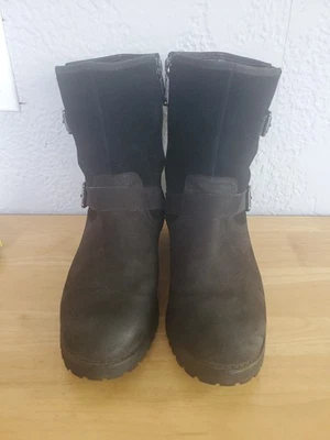 Botas impermeables Blondo para mujer talla 9 negras gamuza cremallera suela hebillas línea polar Foto 1 de 4
