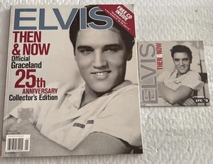 Elvis Then & Now, Official Graceland 25th Anniversary Collectors Edition With CD - Picture 1 of 9