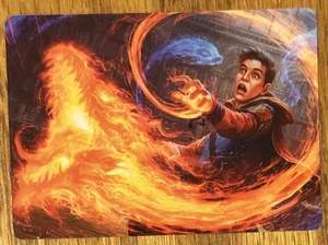 Tarjeta de arte Magic The Gathering Wilds of Eldraine Enchanting Tales, Frantic Firebolt 16/81 - Imagen 1 de 2