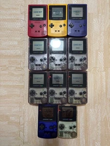 Nintendo Game Boy Color x11 Lot Midnight Blue etc. GBC Konsole getestet Japan - Bild 1 von 6