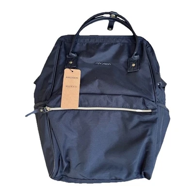 Mochila para portátil Kroser negra nueva con etiquetas bolsa de viaje trabajo escolar 17 pulgadas tamaño grande USB Foto 1 de 4