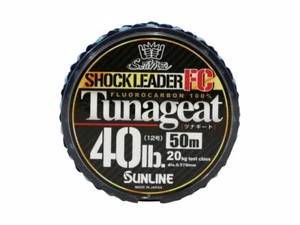 Líder de choque de fluorocarbono SUNLINE Salti Mate Tunageat FC 30m #Claro, variaciones - Imagen 1 de 8