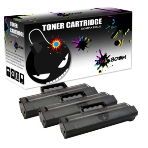 3 cartuchos de tóner negros para Samsung MLT-D104S ML-1661K ML-1666 SCX-3205 serie - Imagen 1 de 1