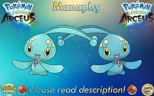 🌈Shiny Non-shiny Manaphy 6IV🌈Pokémon Legends Arceus HOME (💯Legal) - Bild 1 von 15