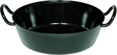 Riess Schnitzelpfanne 30cm schwarz Servierpfanne Bratpfanne Backofenpfanne  - Bild 1 von 3