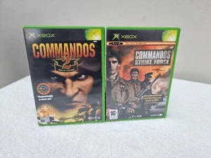 Commandos 2 Men Of Courage & Commandos Strike Force Bundle OG Xbox Eidos Pal - Picture 1 of 9