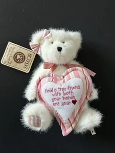 Boyds Bear Thinkin' of You Series Jennifer. Heart Pillow. Head Bean Collection. - Picture 1 of 9