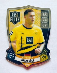 MATCH ATTAX 2023/24 23/24 NIKLAS SULE PRO ELITE DORTMUND CHROME SHIELD NO SH 13 - Picture 1 of 1