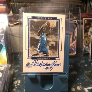 Heshimu Evans, 1999 Upper Deck SP, Vital Signs, Autograph Auto, ROOKIE CARD RC - Picture 1 of 2