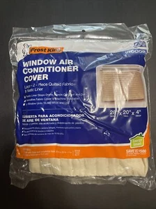 Frost King Fenster Klimaanlage Abdeckung mit Futter & Klebeband 28""x20""x4"" beige innen - Bild 1 von 7