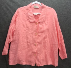 Hot Cotton by Marc Ware Lg 2-teiliges Damen Leinen Tanktop mit Blazer Beach Resort Neu mit Etikett - Bild 1 von 16