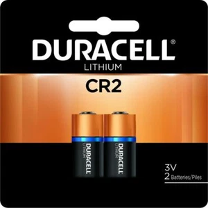 Duracell Cr2 Lithium Battery 3v 2 Batteries on a card - Picture 1 of 1