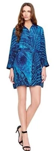 Gottex Santiago Seide Strand Hemd Kleid Large UK 12-14 Neu + Etikett UVP 370£ - Bild 1 von 3