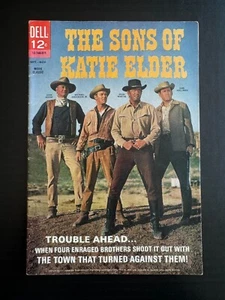 Sons of Katie Elder #1 - Photo cover featuring John Wayne (Dell, 1965) Fine+ - Picture 1 of 3