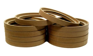 10 Pcs 8" in MDF Wood Speaker Rings Subwoofer Mounting Spacer Recessed w/ Bezel - Picture 1 of 4