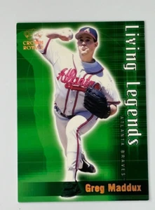 GREG MADDUX 1999 PACIFIC CROWN ROYALE 171/375 LIVING LEGENDS ATLANTA BRAVES - Picture 1 of 2