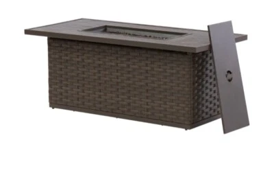 Better Homes & Gardens Harbor City Patio Fire Pit Dining Table - Image 1 of 4