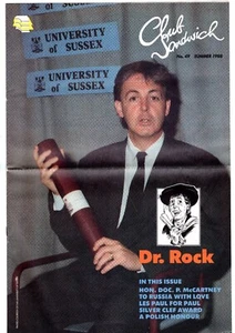 Beatles (Paul) "Club Sandwich #49, Summer 1988" First Issue Fun Club Magazine - Picture 1 of 2