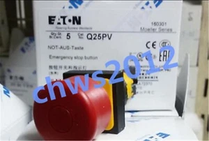 1 PCS NEW EATON MOELLER Emergency stop button head Q25PV 16MM mounting hole - Picture 1 of 3
