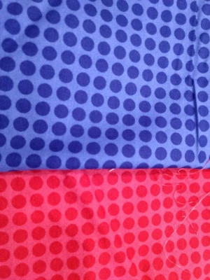 Connecting Threads Quilter's Candy, 2 Fat Quarters, Pink, Purple, Blue, Dots - Image 1 of 3