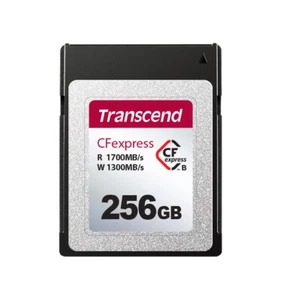 256GB Transcend CFexpress 820 Type B Memory Card 1700MB/s Read 1300MB/sec Write - Afbeelding 1 van 3