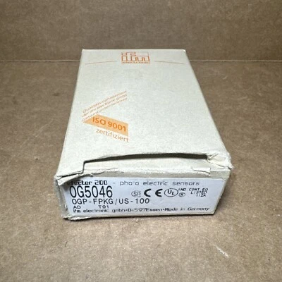 IFM Efector OG5046 Photo Electric Sensor - Image 1 of 3