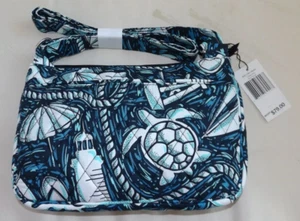 VERA BRADLEY RFID Little Hipster Crossbody Shore Enough Lighthouse Turtle - NWT - Picture 1 of 5