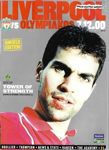 LIVERPOOL V OLYMPIAKOS ~ 7 DECEMBER 2000 ~ UEFA CUP 3ND  ROUND - Picture 1 of 1
