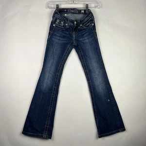 Miss Me Girls Denim BootCut Jeans Embellished Size 7 Style:Jk6226B - Picture 1 of 9