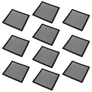 10 Pcs Staubnetz Computerfilter Lüfter Staubdichte Netzabdeckung - Photo 1/12